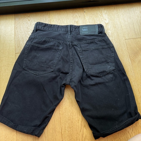 G-Star Raw 3301 Straight Denim shorts Black Jeans - 29 - Picture 4 of 15